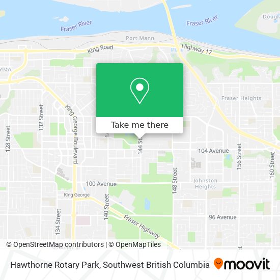 Hawthorne Rotary Park map