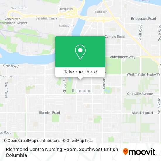 Richmond Centre Nursing Room plan