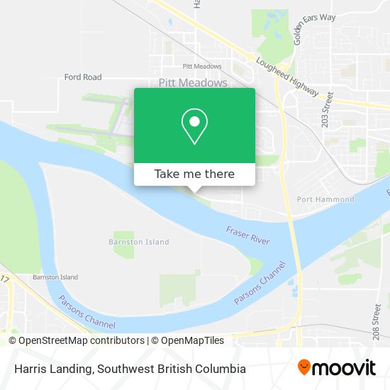 Harris Landing map