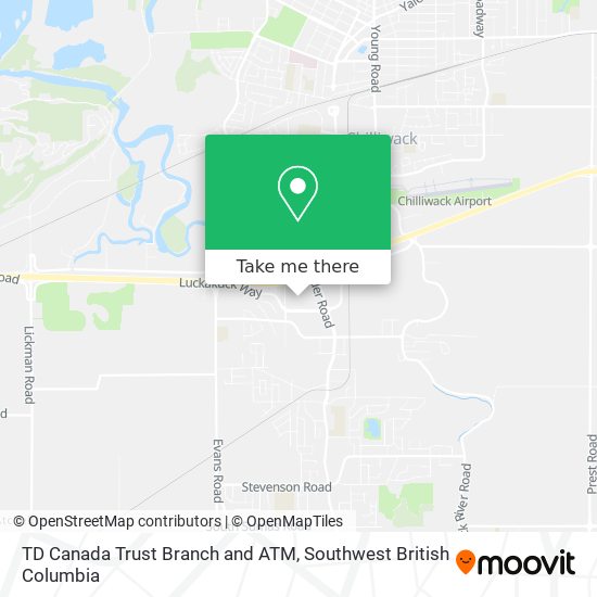 TD Canada Trust Branch and ATM map