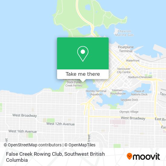 False Creek Rowing Club plan