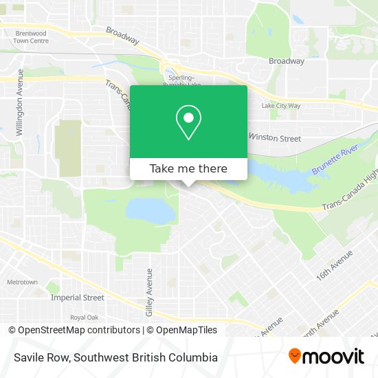 Savile Row map
