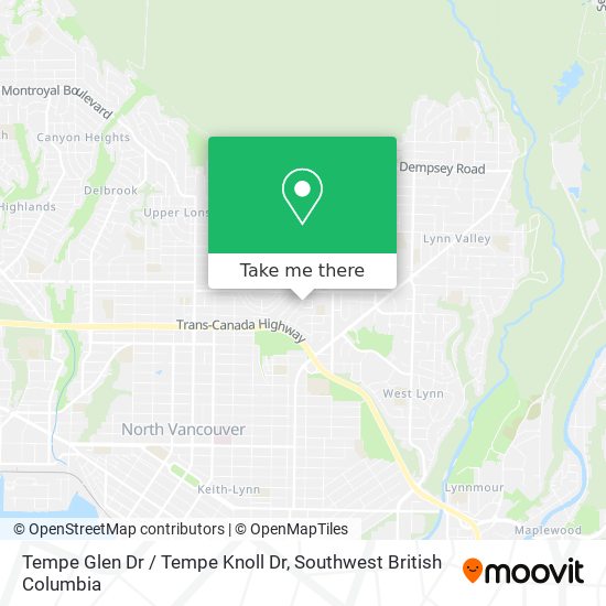 Tempe Glen Dr / Tempe Knoll Dr plan