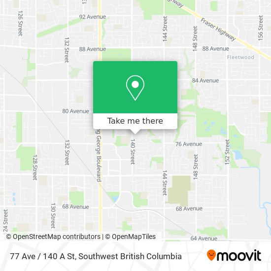 77 Ave / 140 A St map