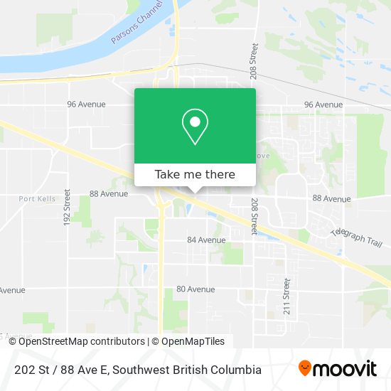 202 St / 88 Ave E map