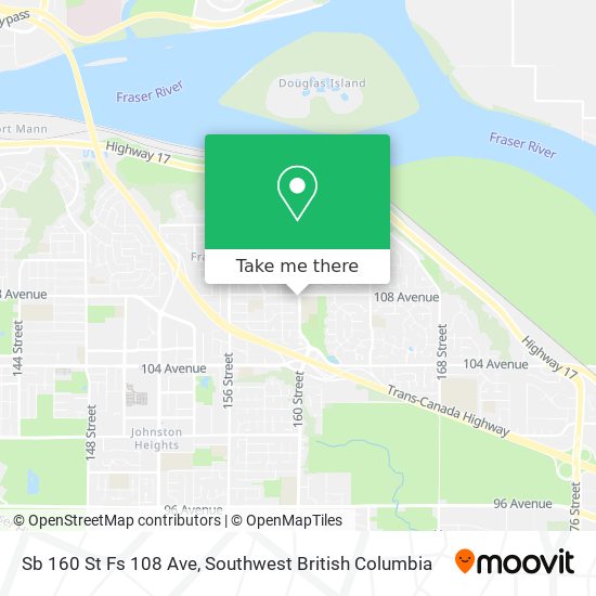 Sb 160 St Fs 108 Ave map