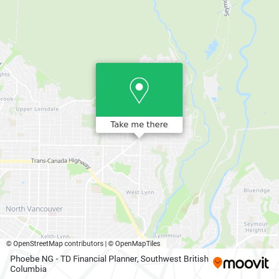 Phoebe NG - TD Financial Planner map