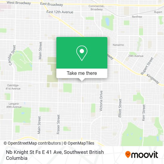 Nb Knight St Fs E 41 Ave map