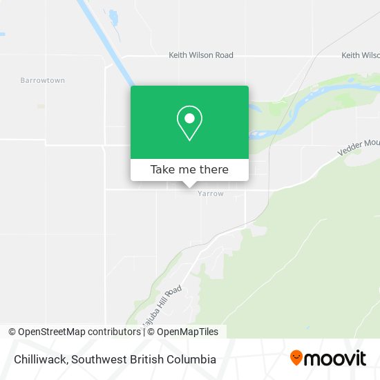 Chilliwack map