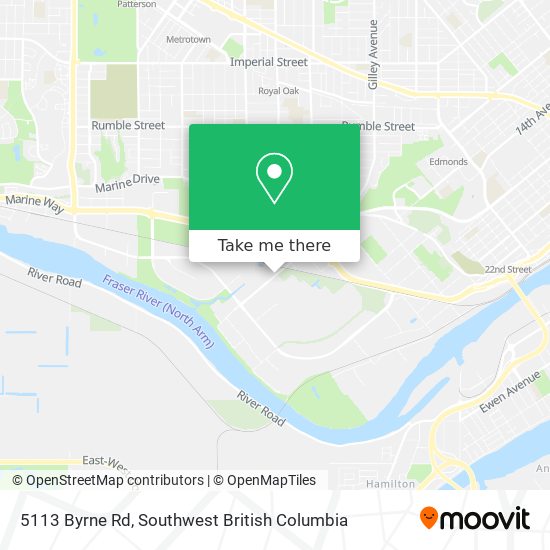 5113 Byrne Rd map