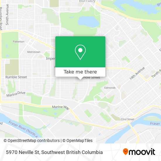 5970 Neville St map