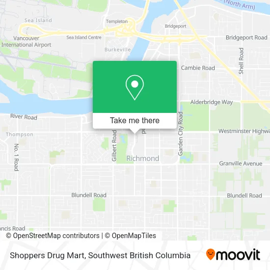 Shoppers Drug Mart map