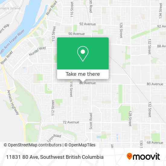 11831 80 Ave map