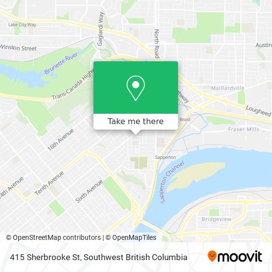415 Sherbrooke St plan