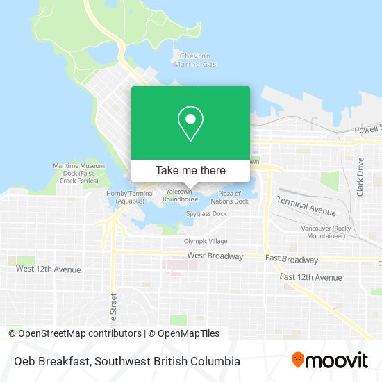 Oeb Breakfast map