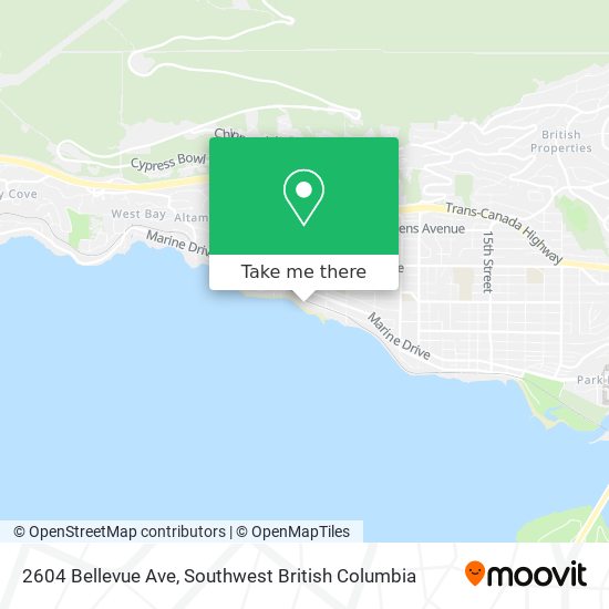 2604 Bellevue Ave map