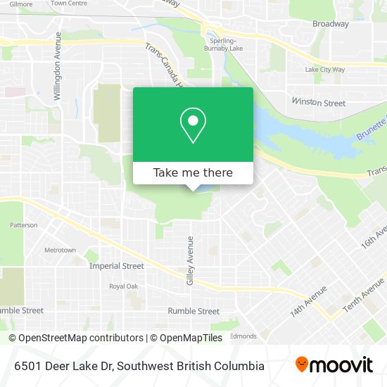 6501 Deer Lake Dr map