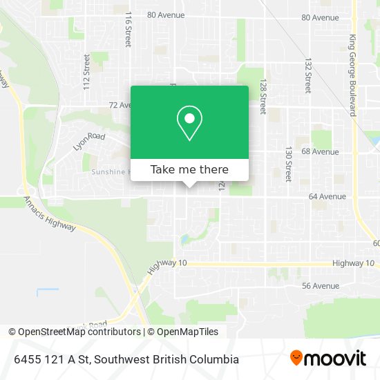6455 121 A St map