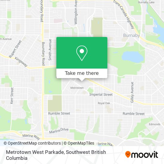 Metrotown West Parkade plan