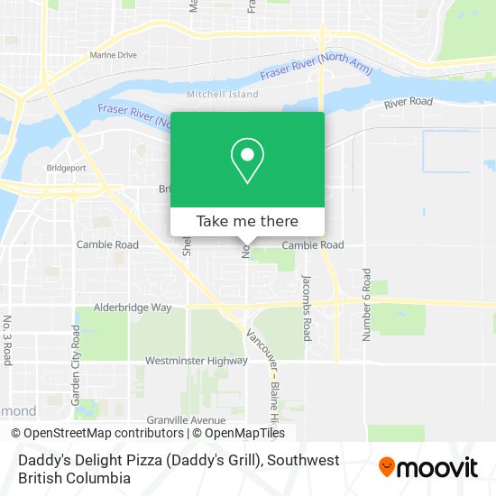 How to get to Daddyu0027s Delight Pizza (Daddyu0027s Grill) in Richmond by 