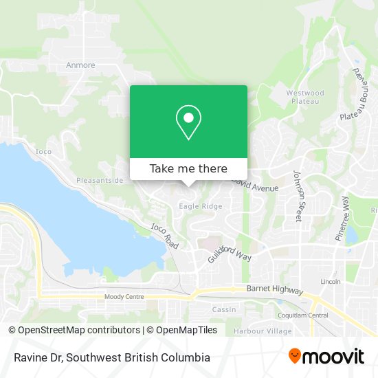 Ravine Dr map