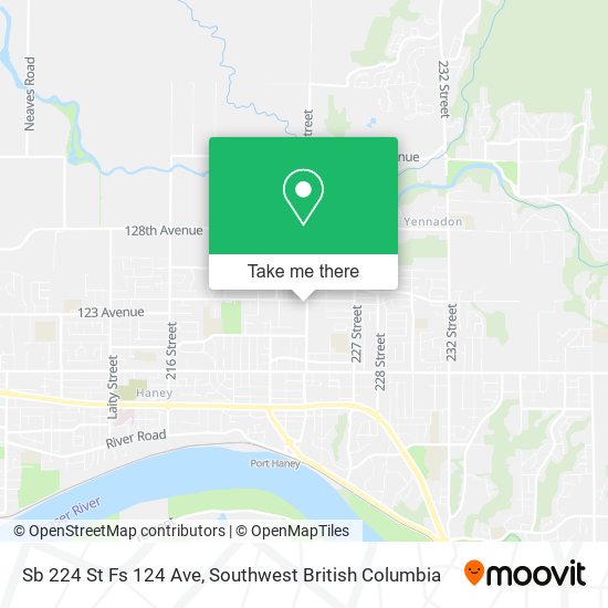 Sb 224 St Fs 124 Ave map