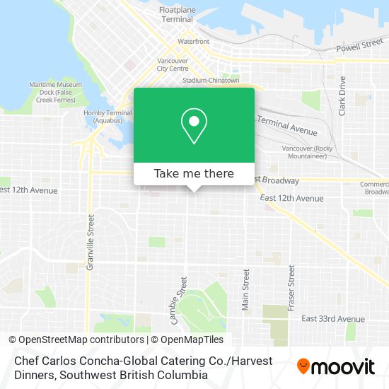 Chef Carlos Concha-Global Catering Co. / Harvest Dinners plan