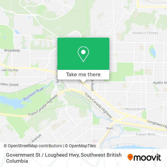 Government St / Lougheed Hwy plan