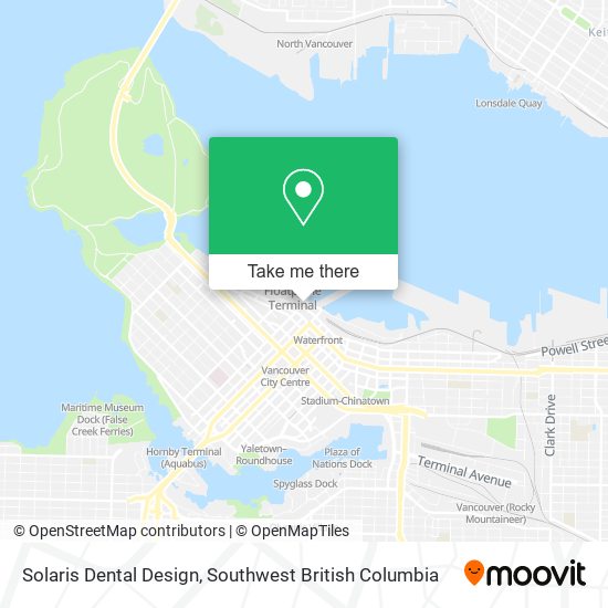 Solaris Dental Design map