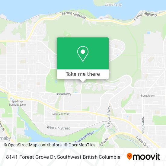 8141 Forest Grove Dr map