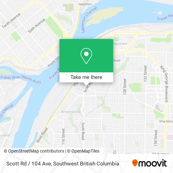 Scott Rd / 104 Ave map