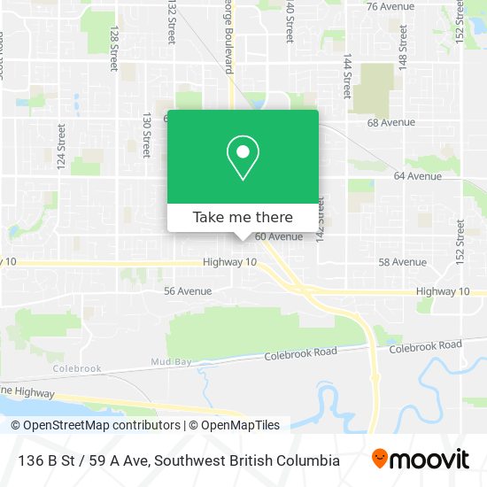 136 B St / 59 A Ave map