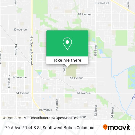 70 A Ave / 144 B St map