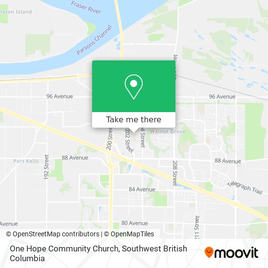 One Hope Community Church plan