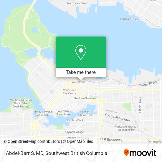 Abdel-Barr S, MD map