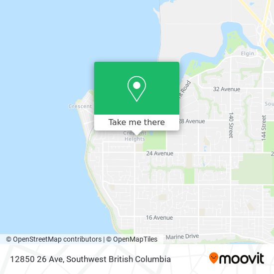 12850 26 Ave map
