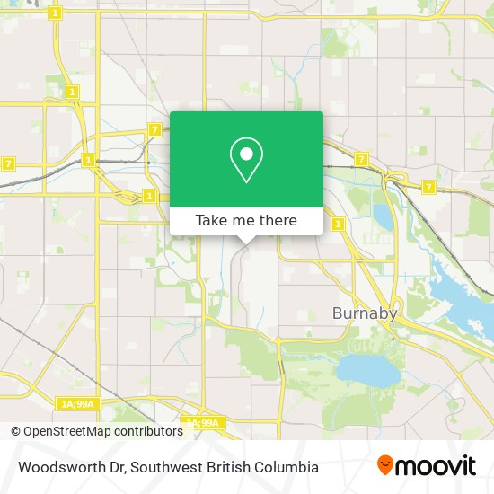 Woodsworth Dr map