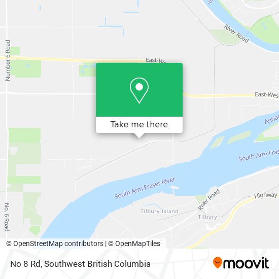 No 8 Rd map