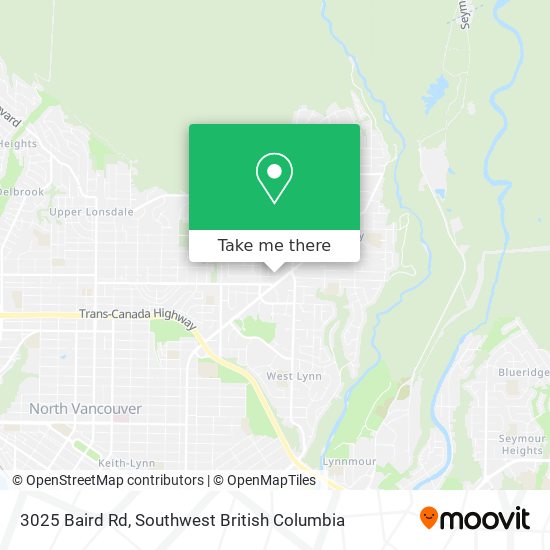 3025 Baird Rd map