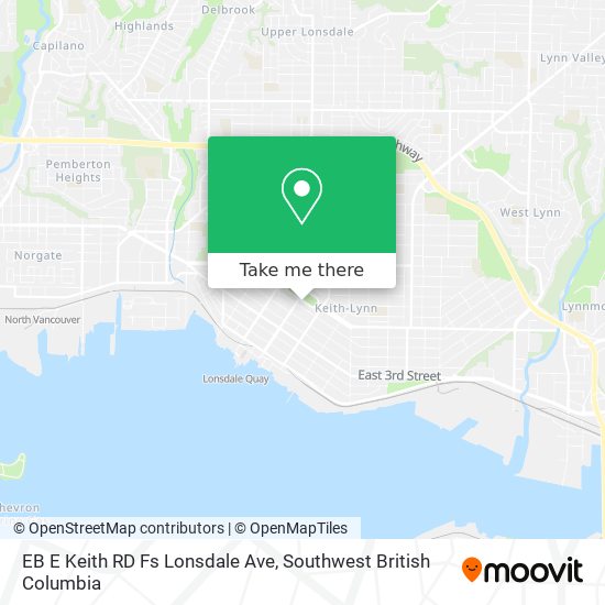 EB E Keith RD Fs Lonsdale Ave map
