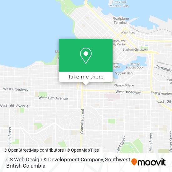 CS Web Design & Development Company map