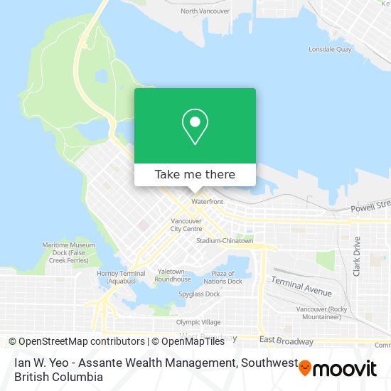 Ian W. Yeo - Assante Wealth Management map