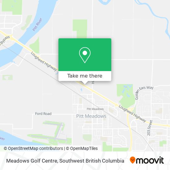 Meadows Golf Centre plan