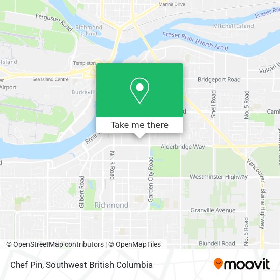 Chef Pin map