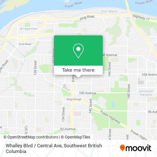 Whalley Blvd / Central Ave map