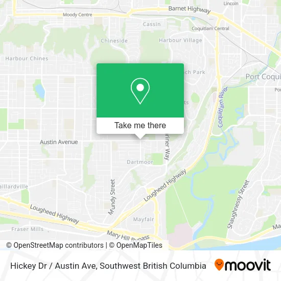 Hickey Dr / Austin Ave map