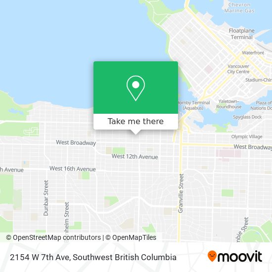 2154 W 7th Ave map