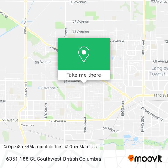 6351 188 St map