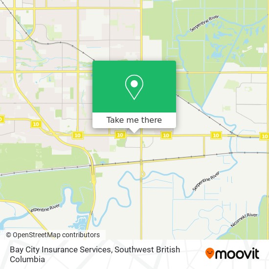 Bay City Insurance Services map