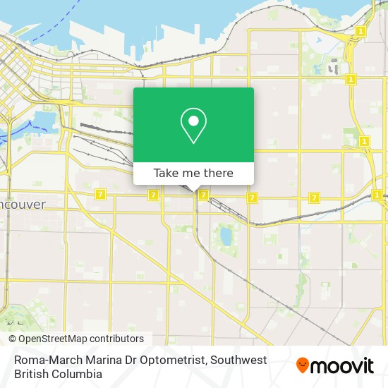 Roma-March Marina Dr Optometrist map